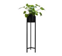 QUVIO Soporte para plantas con maceta, jardinera de pie, soporte para flores, soporte alto para plantas interior, exterior, soporte para flores, Decorativa soporte para Macetas, 22x22x90 cm