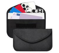 Quvxzy 2 bolsas Faraday, funda Faraday, protección sin llave, protección sin llave, bloqueo de señal RFID