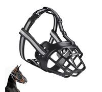 Quvxzy - Bozal para perro, musolítico, talla 3, antiladrido, bozal para perros pequeños, medianos y grandes, con correas ajustables, mejor prevenir mordeduras