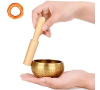 quwewn Juego De Cuencos De Canto Tibetano, Cuencos De Canto para Yoga Y Meditación, Cuencos De Sonido De Meditación Hechos A Mano En Nepal,8.5cm