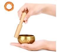 quwewn Juego De Cuencos De Canto Tibetano, Cuencos De Canto para Yoga Y Meditación, Cuencos De Sonido De Meditación Hechos A Mano En Nepal,8cm