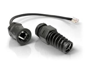 QuWireless QRJ45 cable de red Negro 0,16 m