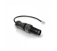 QuWireless QuRJ45 Adaptador de toma RJ45 exterior impermeable IP68 para routers Teltonika, 160 mm, Gigabit Ethernet QRJ45