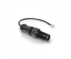 QuWireless QuRJ45 Adaptador de toma RJ45 exterior impermeable IP68 para routers Teltonika, 160 mm, Gigabit Ethernet QRJ45