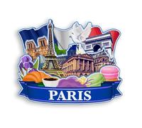 Quwsne Imanes Imán para Nevera de París, Francia, Ciudades, Recuerdos de Viaje, Regalos Turísticos, Monumentos Clásicos 3D, Hechos a Mano, Decoración del Hogar -1314