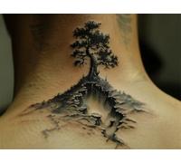 Quxaoqiao Adultos y Principiantes Diamond Painting Taladro Completo 5D DIY Arts Kits Genial Tatuado Imagen Bordado Diamante Pintura Pintura Para Decoración Pared Hogar Taladro Cuadrado 35x45cm AE2602