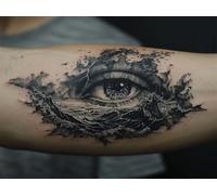 Quxaoqiao Adultos y Principiantes Diamond Painting Taladro Completo 5D DIY Arts Kits Genial Tatuado Imagen Bordado Diamante Pintura Pintura Para Decoración Pared Hogar Taladro Cuadrado 45x60cm AE2608