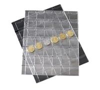 QuxetlRyz Album Monedas 10/20 PCS 20/30/42 Hole Coin Pocket Pages Collection Binder Inserts Sleeves Stamp Holders Collecting Album Book(42 Grids 20pcs)