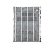QuxetlRyz Album Monedas 2Pc/3Pc Coin Pocket Pages 9 Holes/3 Holes Coins Collecting Inserts Sleeves Binder Protector For Silver Bill Penny Stamp Currency(2pcs 9 Holes-20Grids)