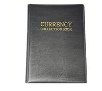 QuxetlRyz Album Monedas PVC Coin and Currency Storage Album Stamp Jewelry Collection Folder Paper Money Protective Cover Collectors(Black,10 * 3-Grid banknotes)