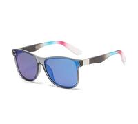 QuxetlRyz Gafas de Sol Gafas de sol clásicas con montura cuadrada, modernas, coloridas, for hombres y mujeres, for conducir, acampar, hacer senderismo, pescar andar en bicicleta, protección UV400(10)