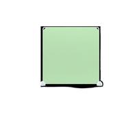 QuxetlRyz Tablero divisorio para Escritorio Student Study Partition Board tee-Sided U-aped Exam Immersive Learning Desk Lunch Eating Separation Plastic Material(Green 35 * 35 [2 Seats])