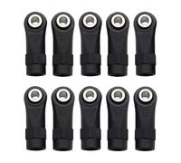 QUXVUIS 10 Piezas RC Coche 1/10 M4 Barra de Amarre Extremo rótula Enlace Soporte de Cabeza Bola Accesorios Coche RC M4 Junta esférica, Tipo 1