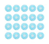 QUXVUIS 100 unids/Set de Fundas Desechables para Auriculares con fijación Estable, Ingredientes Seguros, Funda desechable para Auriculares sin Desplazamiento, Azul, 10-12cm
