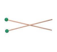 QUXVUIS 2 piezas Mallet Drumstick Professional Marimba Sticks Niños Mango de Para madera Suministro musical Instrumento de práctica xilófono, Verde, WA06