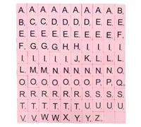 QUXVUIS 200x Amplia Gama de Aplicaciones artesanías del Alfabeto de para Madera para niños Alfabeto inglés para Madera Rompecabezas números del inglés