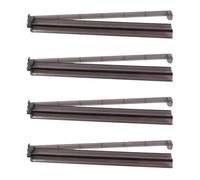 QUXVUIS 4 unids/Set Mahjong Experience estantes acrílicos Transparentes de Mahjong con empujadores Kit de Brazo empujadores Estante Azulejos American Majiang, do