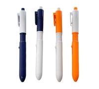 QUXVUIS 5 unids/set de agua pluma retráctil pluma estilográfica creativa para aliviar el estrés y diversión ABS 2 en 1 de juguete broma con rociador agua