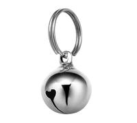 QUXVUIS 8 unids/set de cascabeles de Metal multifuncionales para mascotas para una fácil fijación, Collar para perros y gatos, cascabeles para mascotas, amplia aplicación, plata 14MM
