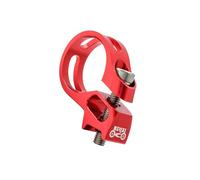 QUXVUIS Abrazadera para gatillos de Bicicleta cómoda y Ligera, Compatible con manetas de Cambio X7/X9/X0/XX/X01/XX1 y manillares 22,2 mm, Rojo, 45x22x12MM