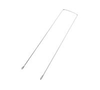 QUXVUIS Accesorios de fijación para soporte de cesta delantera de bicicleta, soporte de montaje de metal de primera calidad, duradero, de larga duración, garantía para diario, Plata, 20/22 pulgadas