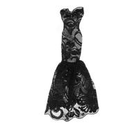 QUXVUIS Accesorios para Figuras de acción en Miniatura para muñecas. a Escala 1/6 enriquecedora Que Ofrece oportunidades únicas para la Creatividad de los, Negro, Longitud: 25 cm