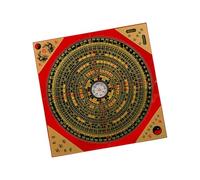 QUXVUIS Adornos Feng Shui para decoración de oficina, planificación del hogar, exquisita brújula de mano personal. El Luo Pan Feng Shui es un regalo único y considerado para, 18.5 cm