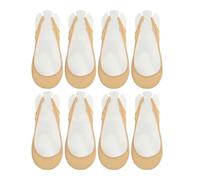 QUXVUIS Almohadillas metatarsianas suaves y elegantes para mujer, 8 Uds., para soporte y alivio del dolor, fatiga del pie, almohadillas para zapatos, calcetines, color de piel