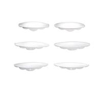 QUXVUIS Almohadillas para pestañas de 6 piezas, almohadilla de protección reciclaje, rizadores realce moldeadores silicona, accesorios belleza para mujer