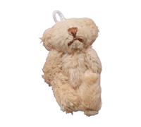 QUXVUIS Animales de casa de muñecas en Miniatura, Peluches Suaves Que mejoran el diseño la casa muñecas, Oso Animal a Escala 1/12 a Pesar su pequeño tamaño, Accesorios , Oso Caqui , 4.5 cm