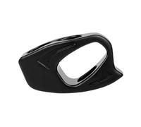 QUXVUIS Ascensor de Escalada en Roca Ajustable, Ligero, Duradero, con Agarre de Cuerda 8,9 kN y Soporte Aluminio, Negro, 6.3 x 2 x 3.4 cm