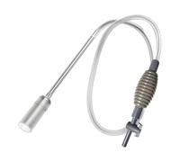 QUXVUIS Aspiradora para acuarios, práctica y duradera, limpiador de grava, sifón para pecera, filtro de agua eficiente, limpiador sifón, lavadora arena, extractor lodos, gris, 170 centímetros