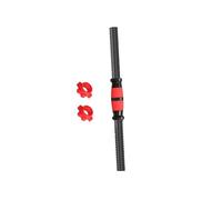 QUXVUIS Barra de Mancuernas con Rosca de precisión y Mango de extensión Duradero para una Resistencia inigualable en gimnasios y Equipos domésticos. Mango de extensión, 40 centímetros