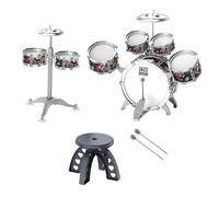 QUXVUIS Batería de jazz para niños pequeños, instrumento musical que inspira musicalidad y expresión creativa para estudiantes jóvenes. Batería de jazz para niños,