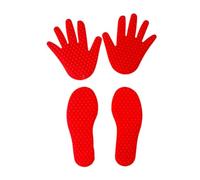 QUXVUIS Bloques de mármol para niños y niñas, Juguete Educativo Que Ofrece una Experiencia de Pista Atractiva Que Permite oportunidades de Aprendizaje a, Rojo, 19x17cm