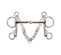 QUXVUIS Bocado de Caballo Premium con una Apariencia Hermosa y características duraderas para Jinetes Que valoran la Experiencia del Usuario. Bocado de Caballo Que es un Regalo, Plata, 135 mm