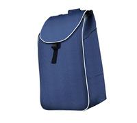 QUXVUIS Bolsa de Compras Oxford Impermeable y eficiente. Carrito práctico. Carrito de Compras Plegable. de Mano de Repuesto. Bolsa para Guardar en el del, Azul Profundo, 30x19x55cm