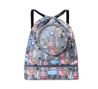 QUXVUIS Bolsa de Secado húmedo para natación, Mochila de Playa Impermeable para Exteriores, Bolsa separación portátil para niños, artículos Diversos, Soporte para Traje baño