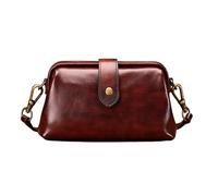 QUXVUIS Bolso médico versátil de estilo retro con bolsillo interior Bolso de hombro multicolor Características bandolera multicolor Marrón, café