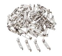 QUXVUIS Broches con diseño duradero y espacios en Para blanco para manualidades, por lo que hay riesgos de caídas. Evite situaciones embarazosas. No es fácil de oxidar.