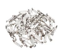 QUXVUIS Broches para insignias y relajantes sesiones de manualidades con broches de bricolaje. Los espacios en Para blanco para la parte posterior de los de insignias hoy en