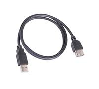 QUXVUIS Cable de extensión USB 0 Puertos Dobles Velocidad Proporciona una Amplia Gama de Aplicaciones Cuerpo Blando Cable Adaptador de Datos de Carga USB