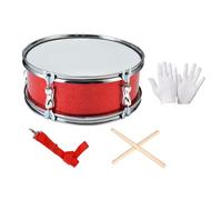 QUXVUIS Caja de 13 pulgadas tocable por ambos lados para aprender ritmos y ganar confianza al tocar música. Baterías, accesorios y juguetes musicales.