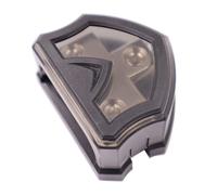 QUXVUIS Caja de conexiones estéreo de aleación aluminio, bloque terminales alimentación Audio para coche, 1 en 3 salidas, cajas distribución, automóvil