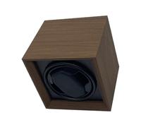 QUXVUIS Caja de reloj automática premium de una sola cuerda con elegante construcción de Para madera y mecanismo de rotación inteligente. Motor silencioso para coleccionistas.