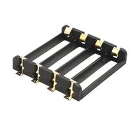 QUXVUIS Caja de Soporte de batería Moderna y Duradera para Varios Tipos baterías Caja Banco energía ABS Moderna y Duradera 18650s, Cuatro