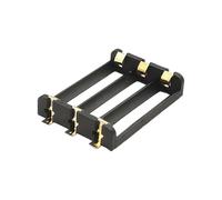 QUXVUIS Caja de Soporte de batería Moderna y Duradera para Varios Tipos baterías Caja Banco energía ABS Moderna y Duradera 18650s, Tres