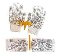 QUXVUIS Calcetines con esquema de puntos de acupuntura y masaje con bolígrafo que permite mapear las zonas de reflexología para obtener beneficios específicos para la salud.
