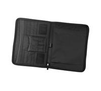 QUXVUIS Carpeta de Archivos, portafolios de Negocios con Cremallera, Carpeta para Cuadernos, Almacenamiento organizado Documentos para reuniones y Archivos Diarios, maletín para Registros reuniones.