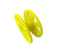 QUXVUIS Carrete de Carrete para Dedo de Buceo anticorrosión con plástico Profesional para Buceo, ampliamente aplicable, práctico Colgante, Amarillo